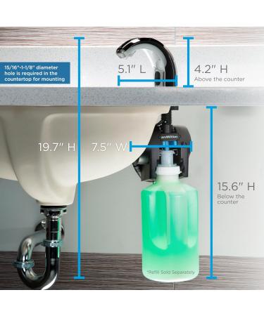 ENMOTION AUTOMATED TOUCHLESS Counter Mount SOAP Dispenser by GP PRO (GEORGIA-PACIFIC) Chrome 1 Dispenser - Buy Online on GoSupps.com