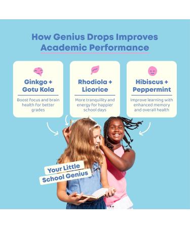 JoySpring Genius Drops & DetoxZee Herbal Bundle | Kids Vitamins Naturally Sourced, Non-GMO, Non-Alcoholic Liquid Formula, Immunity Health Support | Vegan & Vegetarian Supplements - Buy Online on GoSupps.com