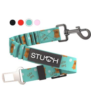 STUCH Universal Bungee Safety Belt for Dogs & Cats - Suitable for all dog breeds & car types (colour turquoise) - Buy Online on GoSupps.com
