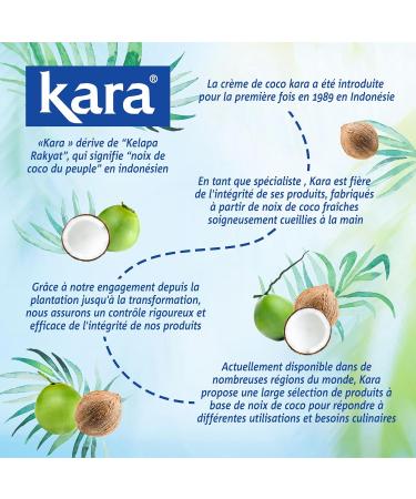 KARA - Intense Organic Coconut Milk - No Additives - Ideal for Sweet and Savory Dishes - 330ml - Buy Online on GoSupps.com