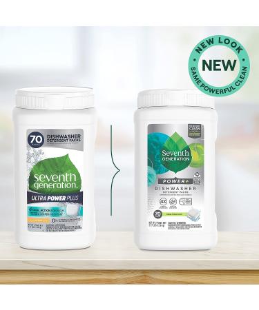 Seventh Generation Ultra Power Plus Dishwasher Detergent Packs - Fresh Citrus Scent - 70 Count - Buy Online on GoSupps.com