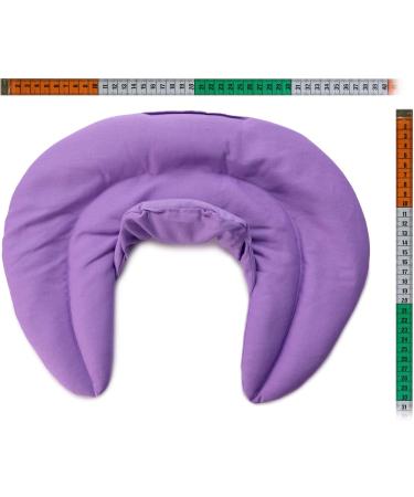 Neck Pillow with Stand-Up Collar - Lilac 2-in-1 Heat & Cold Spelt Pillow for Ultimate Comfort | International Shipping - Buy Online on GoSupps.com