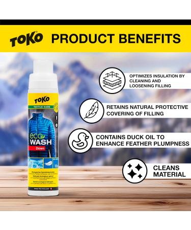 TOKO ECO Down Wash 250ml | Best Detergent for Sleeping Bags & Down Jackets - Eco-Friendly Care - Buy Online on GoSupps.com