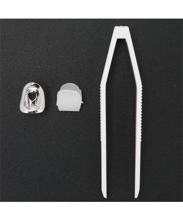 Stylish Hip Hop Silver Tooth Braces Decoration - Perfect for Parties & Daily Wear - Buy Online on GoSupps.com