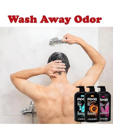 Shop Axe Men's Body Wash Variety Set - 3 Scents (Dark Temptation Apollo Excite) | 3-in-1 Body & Face Wash | 33.8 oz Pump Bottle - International Shipping Available - Buy Online on GoSupps.com