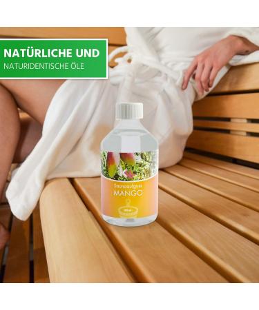 KK Sauna Infusion Concentrates PREMIUM - Mango Fragrance - 500ml Made in Germany - Wellness for Your Home - International Shipping Available - Buy Online on GoSupps.com