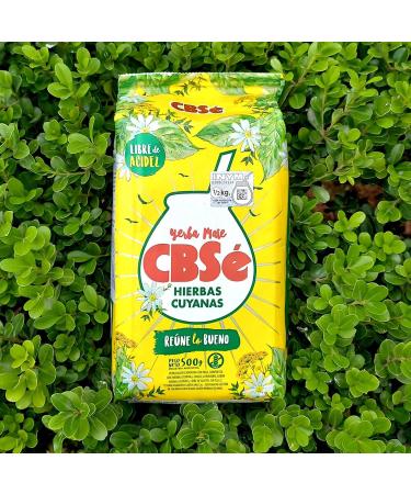 CBS Yerba Mat avec Fruits Tropicaux 2x0.5 kg + CBS Yerba Mat Herbes de Cuyan 0.5 kg |Th mat d'Argentine | Boisson revigorante et nergisante Tropical + Herbes de Cuyan - Buy Online on GoSupps.com