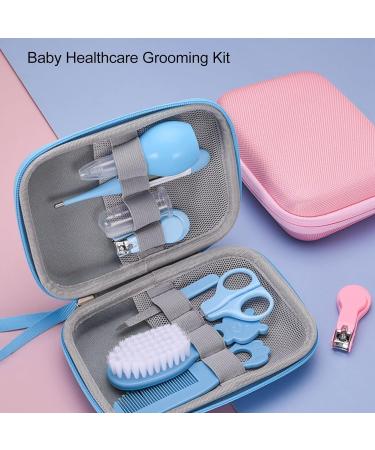 Semme Baby Healthcare Grooming Kit - 8Pcs Set for Nose Cleaning, Nail Clipping, and Toothbrush for Infants - Buy Online on GoSupps.com