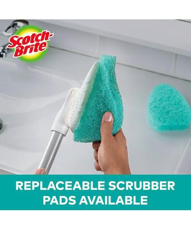 Scotch-Brite Extendable Tub & Tile Scrubber Kit  Includes 1 Handle and 3 Non-Scratch Scrubber Pads - Buy Online on GoSupps.com