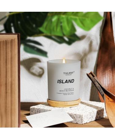 Natural Soy Wax Candles for Home | Scented Stress Relief & Relaxation | Coconut & Beach Blossom Medium Jar Decor - Buy Online on GoSupps.com