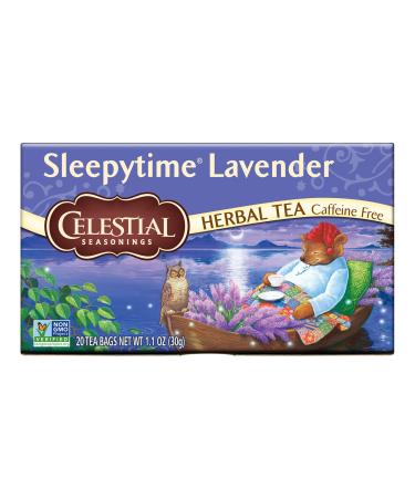 Celestial Seasonings, Tea Herbal Sleepytime Lavender, 20 Count