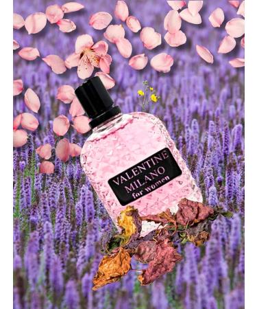 Valentine Milano Eau de Parfum Amber Floral fragrance for women3.4 Fl.oz - Buy Online on GoSupps.com
