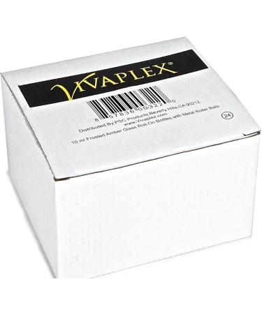 Buy Vivaplex 24 Frosted Amber 10ml Glass Roll-on Bottles with Stainless Steel Roller Balls & 3 Droppers - Perfect for Essential Oils & DIY Projects | International Shipping Available - Buy Online on GoSupps.com