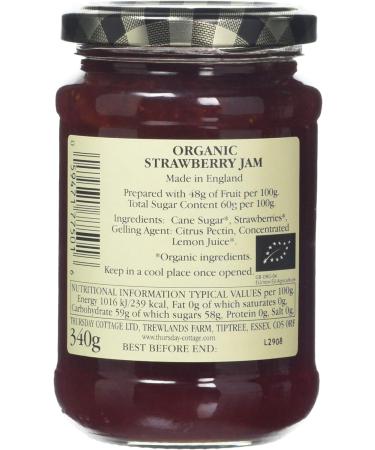 Thursday Cottage Organic Strawberry Jam 340g 1 - Buy Online on GoSupps.com