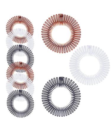 90s Zig Zag Circle Headbands with Teeth for Women's Hair (3 Colors, 12 Pack) - Buy Online on GoSupps.com
