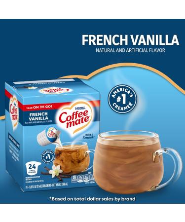 Coffee-mate French Vanilla Liquid Coffee Creamer 24 Ct Singles 9 Fl Oz - Buy Online on GoSupps.com