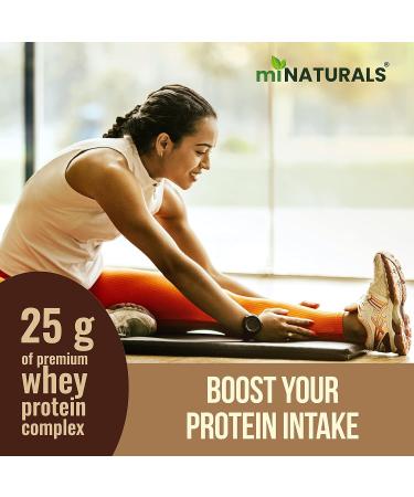 miNATURALS Whey Pure Isolate High Protein Drink Mix Powder For Shakes - 432g (Chocolate Peanut Butter) - Buy Online on GoSupps.com