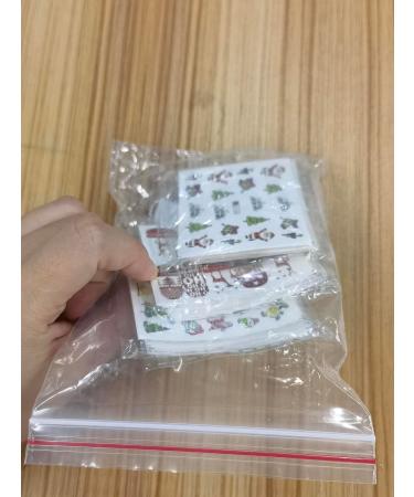 72 Sheets Christmas Nail Art Stickers EBANKU 3D Water Transfer Nail Decals Stencil Manicure Nail Salon DIY Nail Art Tips Decorations for Women Kids - Buy Online on GoSupps.com