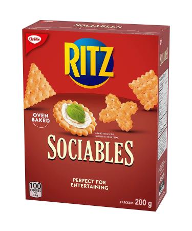 Christie Ritz Sociables Crackers 200g/7.1oz - Imported from Canada - Buy Online on GoSupps.com