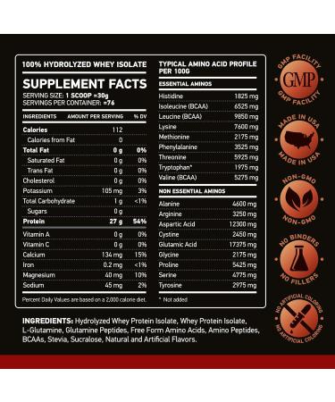 NAR LABS Hydrolyzed Whey Protein Isolate 5lbs (Chocolate Deluxe) - Buy Online on GoSupps.com