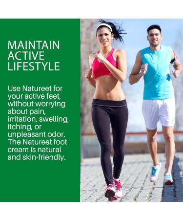 Natureet Athletes Foot Cream - Natural Anti-Itch Formula with Tea Tree Oil - 1 oz - Buy Online on GoSupps.com