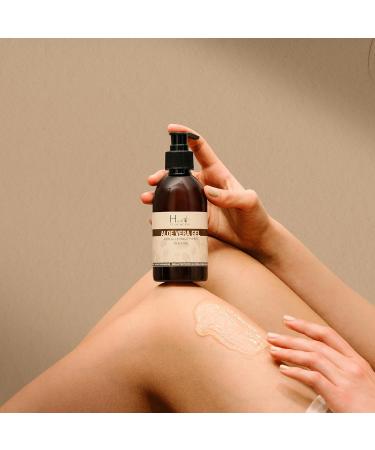 Buy Hairfluencer Bio Aloe Vera Gel - 250ml Natural Moisturizing Gel for Skin & Hair | Paraben & Alcohol Free - Buy Online on GoSupps.com