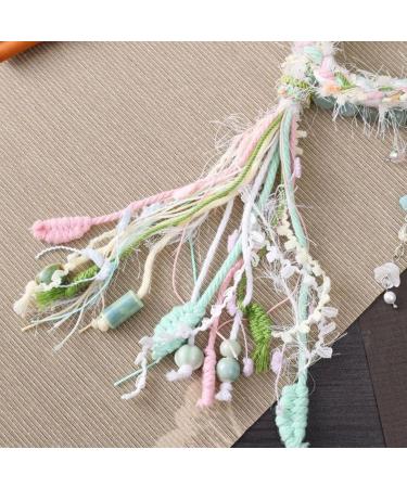 OralGos Colorful Tassel Bangle - Handmade Ethnic Theme Tibetan Bracelet | Unique Handwoven Jewelry for International Shipping - Buy Online on GoSupps.com