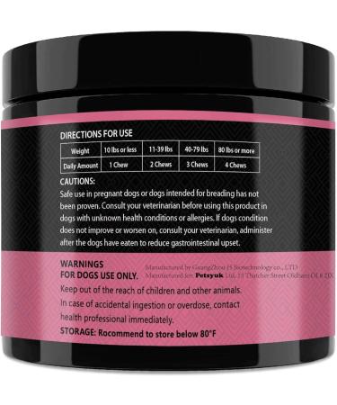 Premium Dog Probiotics 5BIL CFUs | 12 Strains Good Bacteria for Gut & Skin Health | Immune Support & Itch Relief | Salmon Flavored Chews for All Breeds & Ages - Buy Online on GoSupps.com