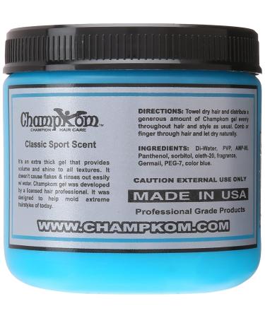 Champkom Champion HairCare Heavy Weight Molding Gel - 17 oz | Style with Strength - Buy Online on GoSupps.com