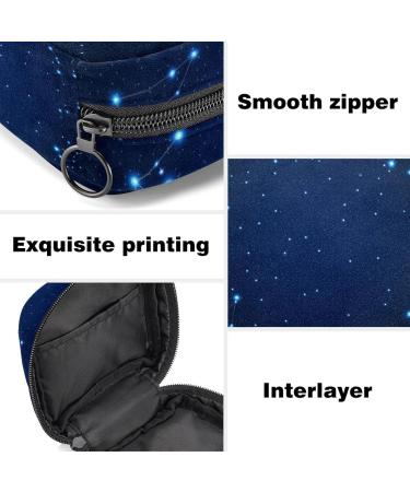 Zodiac Constellations Sanitary Napkin Storage Bag Portable Menstrual Cup & Bandage Organizer for Women - Buy Online on GoSupps.com