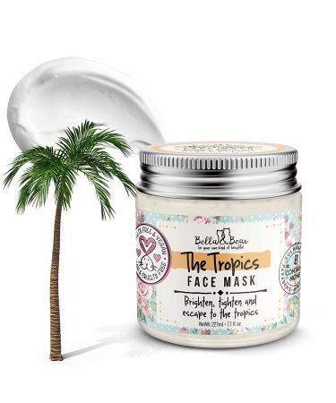 Bella and Bear Tropics Face Mask - Brightening, Tightening, Toning, Pore Minimizer - 6.76 Fl Oz - Cruelty Free, Vegan - Buy Online on GoSupps.com