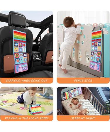 Towwoo Baby Spiegel & Crackling Book | Montessori Sensory Toy for Newborns 0-12 Months - Foldable & Ideal for Exploring Feelings - Buy Online on GoSupps.com