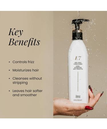 ALOXXI E7 Anti-Frizz Conditioner | Moisturizing & Strengthening with 7 Essential Oils | Paraben-Free Safe for Color-Treated Hair | 33.8 Fl Oz - International Shipping Available - Buy Online on GoSupps.com