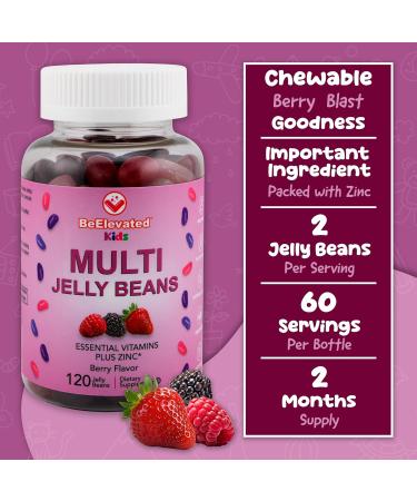 BeElevated Kids Multivitamin Gummies Tasty Berry-Flavored Zinc Gummies for Children & Adults Vegetarian Gluten-Free & Nut-Free Kids Vitamins Multivitamin 120 Count (60 Day Supply) - Buy Online on GoSupps.com