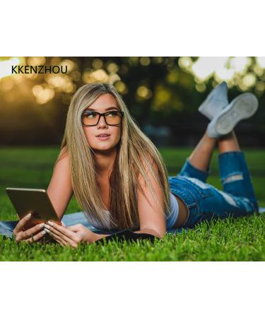 Blue Light Blocking Computer Glasses - Unisex Anti Eyestrain Eyewear for Women/Men - Twilight and Blue White - Buy Online on GoSupps.com