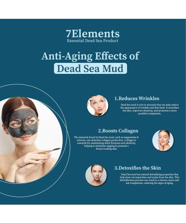 Shop Dead Sea Mud Mask for Body - Spa Quality Acne & Blackhead Remedy - All Natural Anti-Aging Skincare - 8.8fl oz Cleansing Clay Mask - Buy Online on GoSupps.com