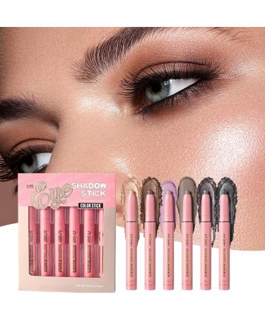 Eyeshadow Stick Eye Brightener Crayon Shimmer Pigmented Formula Smudge-Proof Long-Lasting Application for Daughter Coworkers Girls Friends Family Use - Buy Online on GoSupps.com