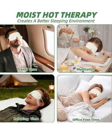  Guidre Pack of 20 heated steam eye masks - Hot compress aid for eyes - Steam sleep mask for puffy eyes - Relaxation and dark circles - Eye care - Buy Online on GoSupps.com