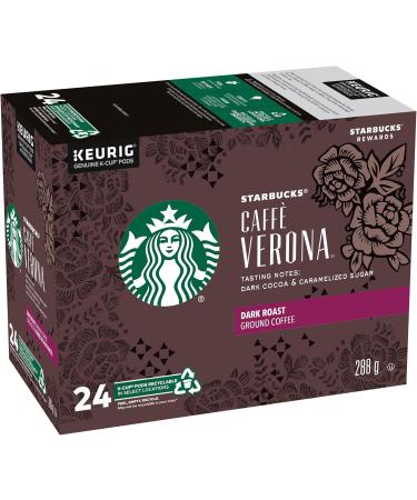 Starbucks Caf Verona K-Cup Packs Caf Verona 24 Count Verona K-Cup Packs Caf Verona 24 count (Pack of 1) - Buy Online on GoSupps.com