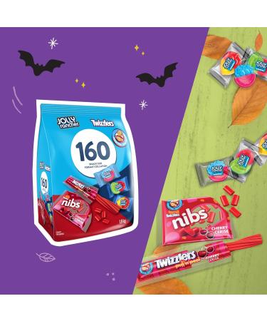 Twizzlers & Jolly Rancher Misfit Gummies - Assorted Gummy Candy & Licorice Holiday Candy Bulk Candy Individually Wrapped Candy To Share Candy for Kids - 160ct 1.9kg - Buy Online on GoSupps.com