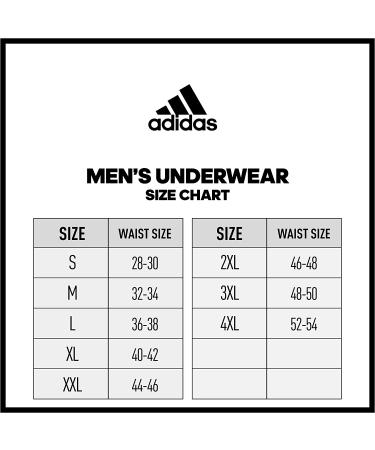 adidas Men's Stretch Cotton 3-Pack Long Boxer Brief - Small - Onix/Black/Black/Grey - Black - Buy Online on GoSupps.com