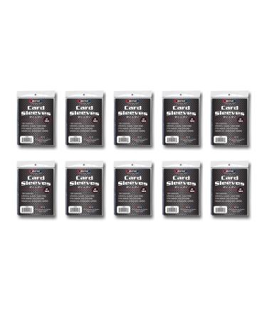1000) BCW Brand Trading Card Polypropylene Outer Sleeves - 2-5/8" x 3-5/8" - TCSP - Buy Online on GoSupps.com