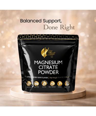 Coc March N.M.D Magnesium Citrate Powder Magnesium Supplement for Sleep & Relaxation, Digestive & Brain Support Strawberry Flavor, Vegan, Gluten Free, Keto Friendly & Non-GMO 45 Day Supply - Buy Online on GoSupps.com