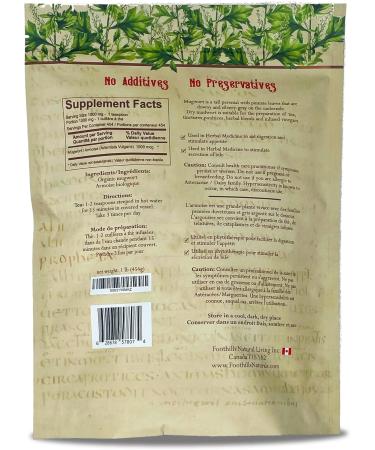 Foothills Naturals Mugwort Herb Organic Cut - 454g / 1 Pound 400+ Cups - Buy Online on GoSupps.com