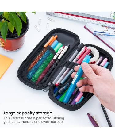 ARTEZA Pencil Case  Black Pencil Pouch with Zipper Closure  School Supplies for Students and Teachers - Buy Online on GoSupps.com