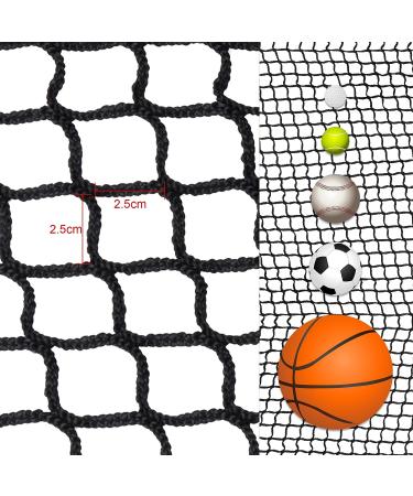 Golf Practice Barrier Net - Heavy Duty Ball Containment Netting for Driving and Chipping - Available in Various Sizes 10X10ft, 10X15ft, 10X20ft, 15X15ft - Buy Online on GoSupps.com