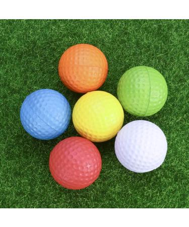 VANZACK Flexible Practice Golf Balls - 6 Pack PU Golfballs for Indoor and Outdoor Training - Buy Online on GoSupps.com
