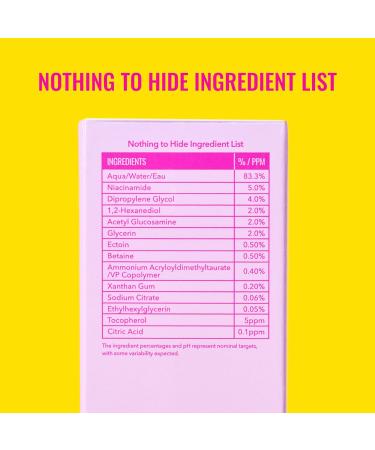 Good Molecules 5% Niacinamide Serum with Ectoin - Ultra Hydrating Serum to Target Enlarged Pores and Blemishes - Moisturizing Pore Minimizer for Face - Skin Care - Buy Online on GoSupps.com