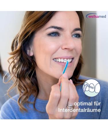 Wellsamed Wellsabrush Interdental Brush Starter Kit - Halter + 10 Brushes (ISO Sizes 0-3) for Effective Interdental Cleaning - International Shipping Available - Buy Online on GoSupps.com