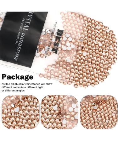 Yhmq 2160pcs Rhinestones & Nail Crystals - Champagne SS20 (4.6 & 4.8mm) for Glamorous Nail Art | International Shipping Available - Buy Online on GoSupps.com